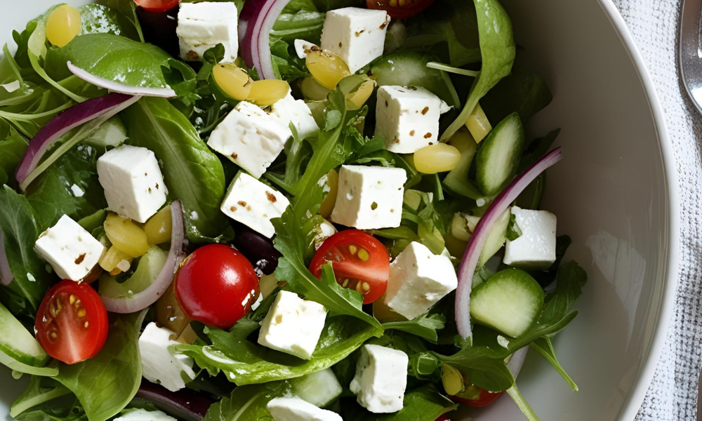Salada Mediterrânea com Feta: Leve, Saudável e Funcional