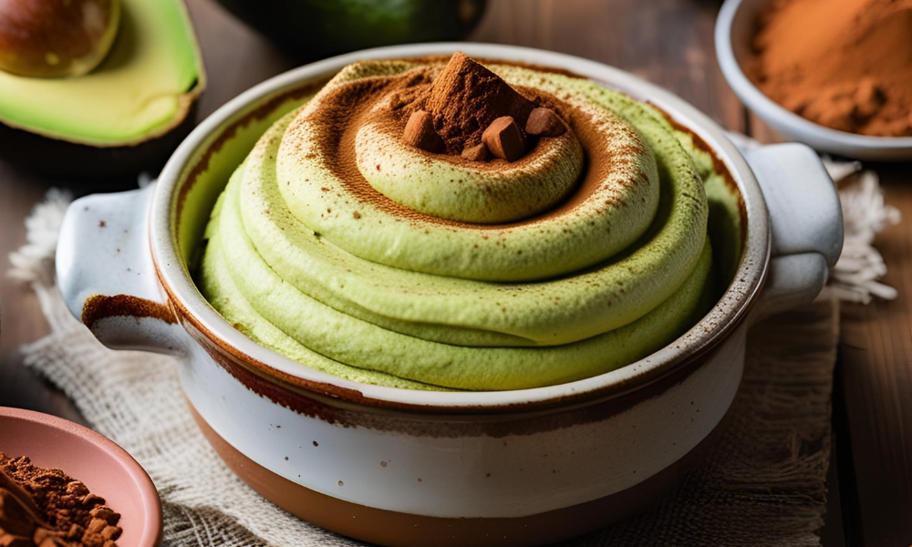 Mousse de Abacate com Cacau Vegano: Sobremesa Saudável