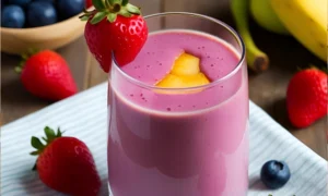 Vitamina de Frutas com Baixo Índice Glicêmico