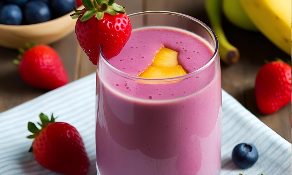 Vitamina de Frutas com Baixo Índice Glicêmico