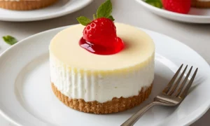 Cheesecake Diet com Geleia Natural: Sem Açúcar