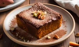 Brownie de Batata Doce Sem Açúcar