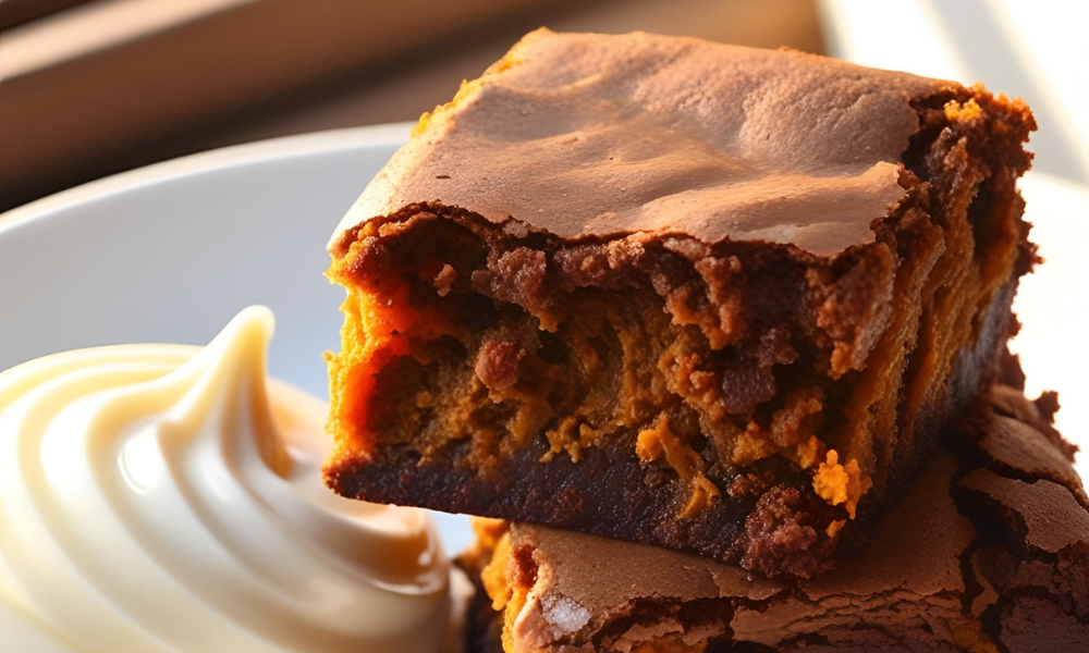 Brownie de Batata Doce Sem Açúcar