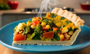 Torta de Legumes com Massa de Grão-de-Bico: Sem Glúten