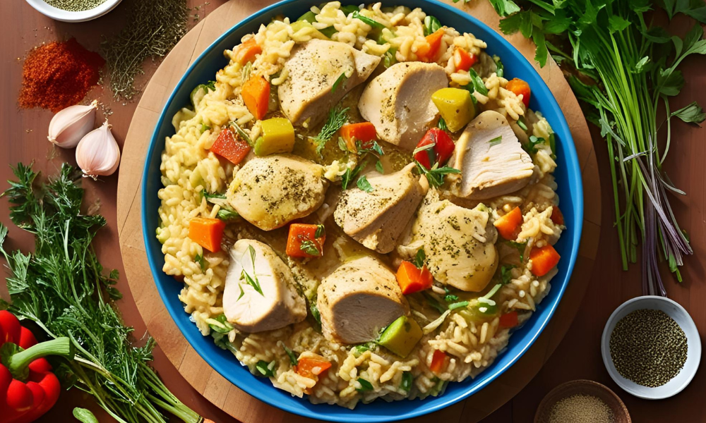 Como preparar risoto integral de frango