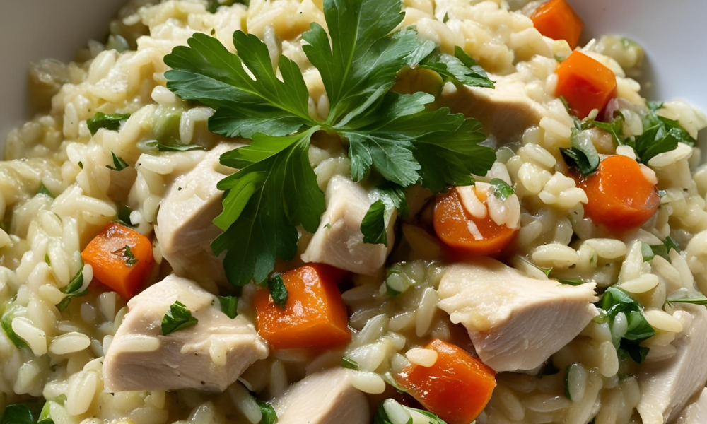 Como preparar risoto integral de frango