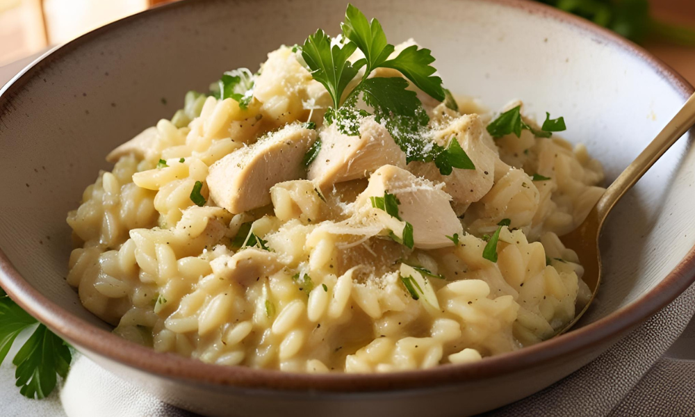 Como preparar risoto integral de frango